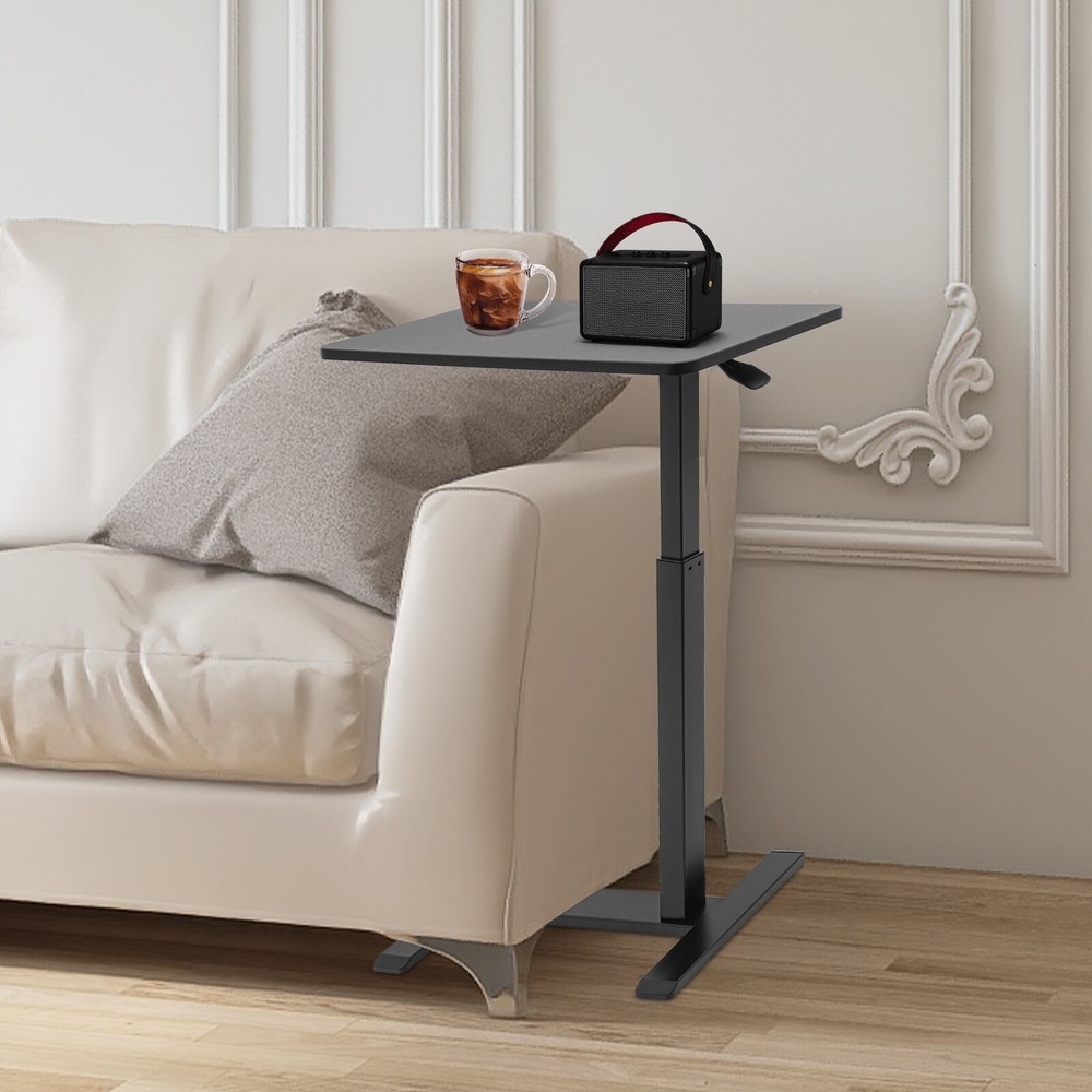 Height Adjustable Computer Over Bed Side Table Used As A Projector Stand Holder