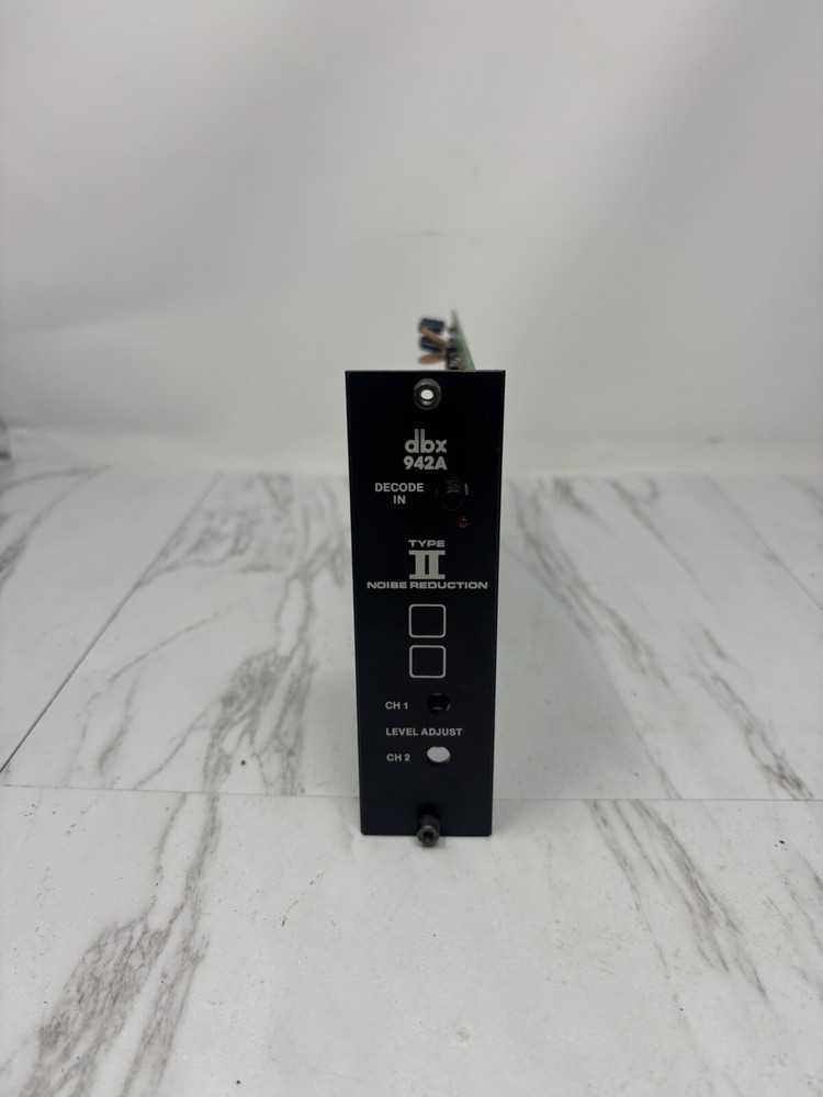 DBX 942A Type II Noise Reduction White