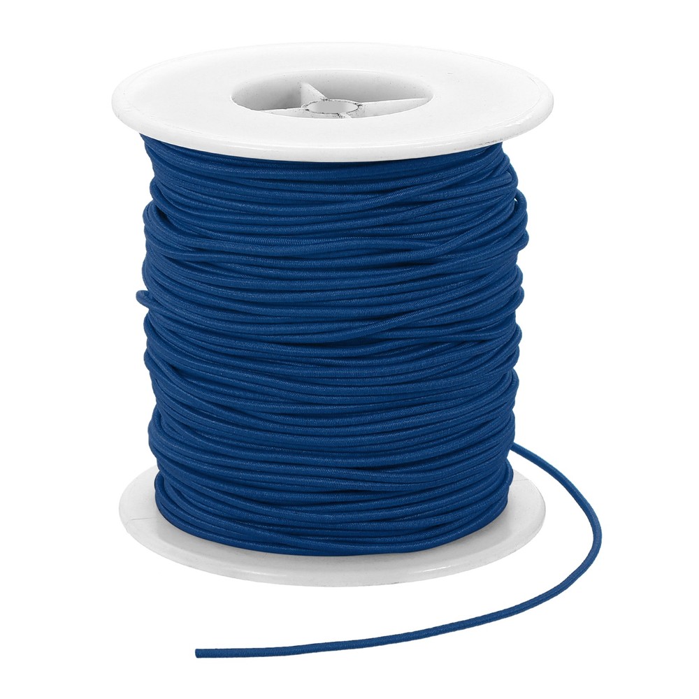 Elastic Cord, 2 mm Stretchy Elastic String 77 Yards Dark Blue