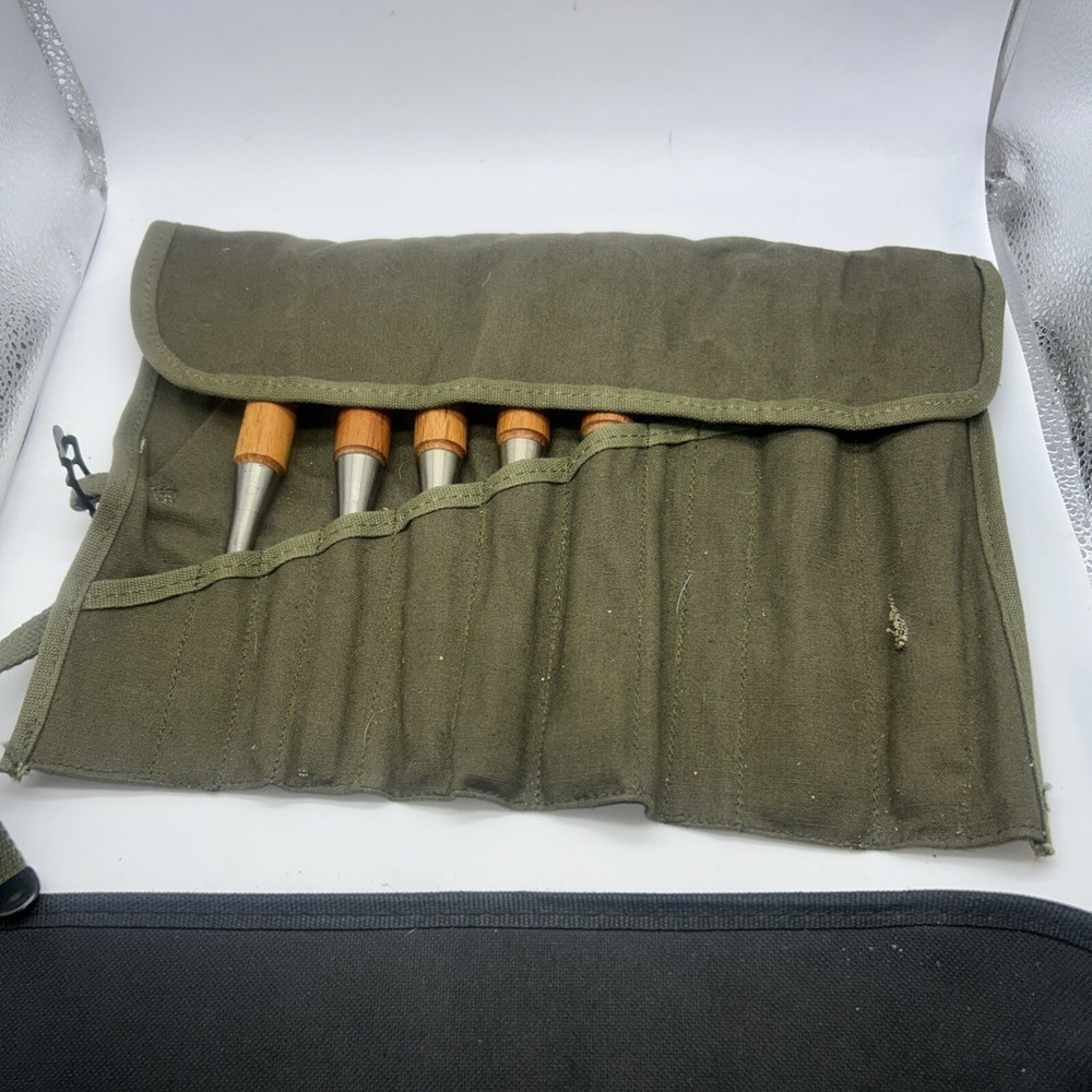 Vintage Japan Wood Working Tools US ROLL TOOL & ACCESS