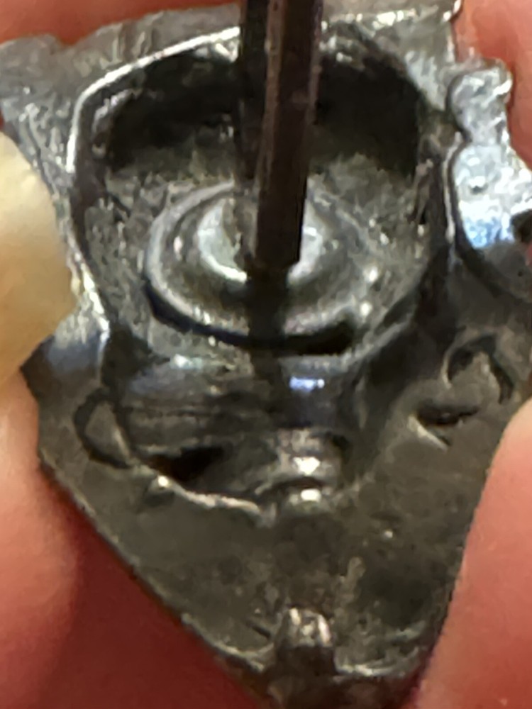 Rare Vintage Devil Face Cuff Links From 1914, Original