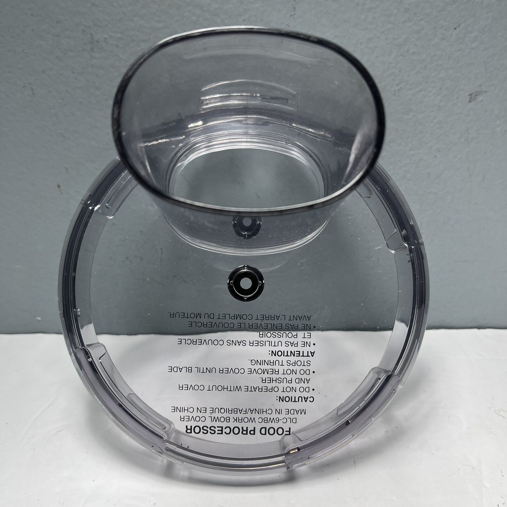 Cuisinart DLC-6 Food Processor Work Bowl Lid OEM