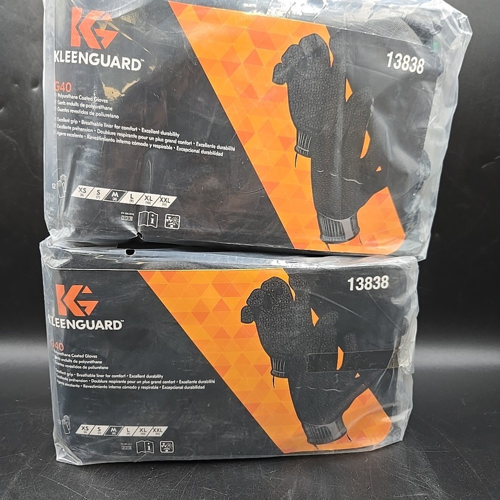 (24-Pk) Kimberly Clark Safety Gloves Polyurethane-Coated Medium