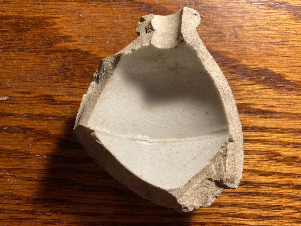 WWII Japanese Type 4 Ceramic "Last Ditch" Shell Fragment - Authentic