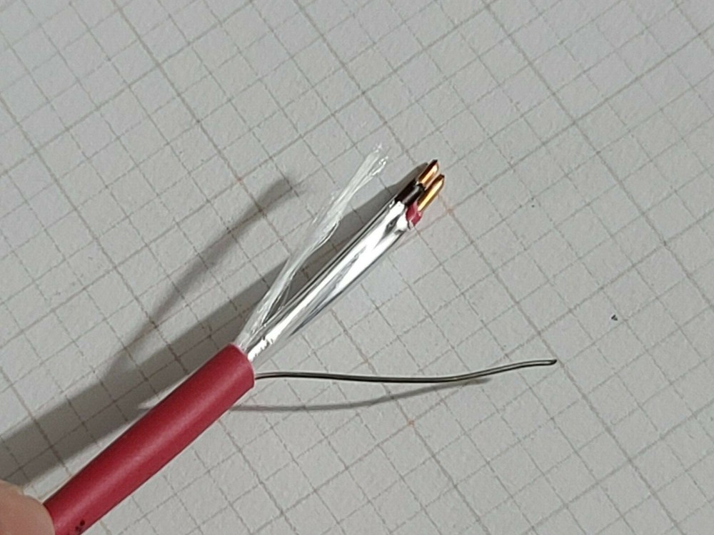 Advanced Digital Cable 18/2C Solid Shielded Plenum Fire Alarm Cable Red /100ft