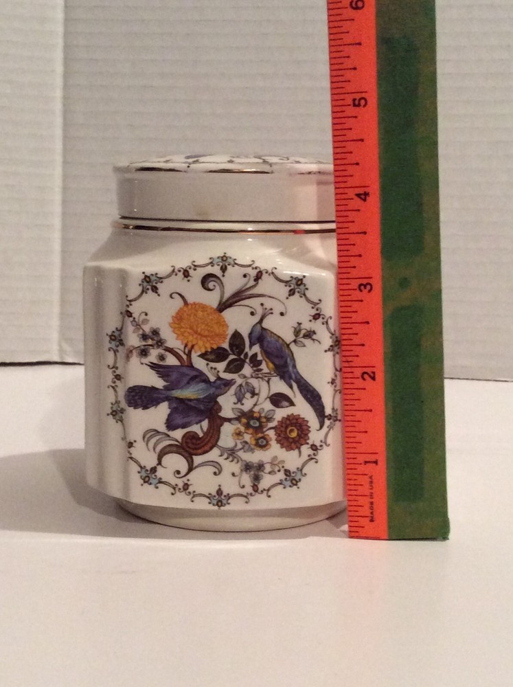 VINTAGE SADLER ENGLAND TEA CADDY