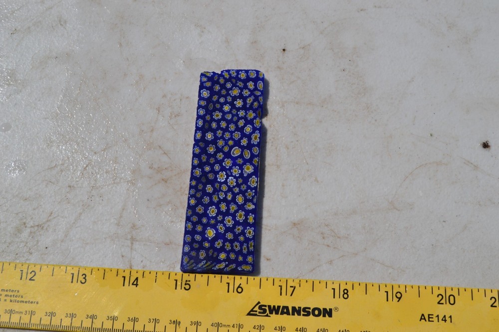 Millefiori Glass slab