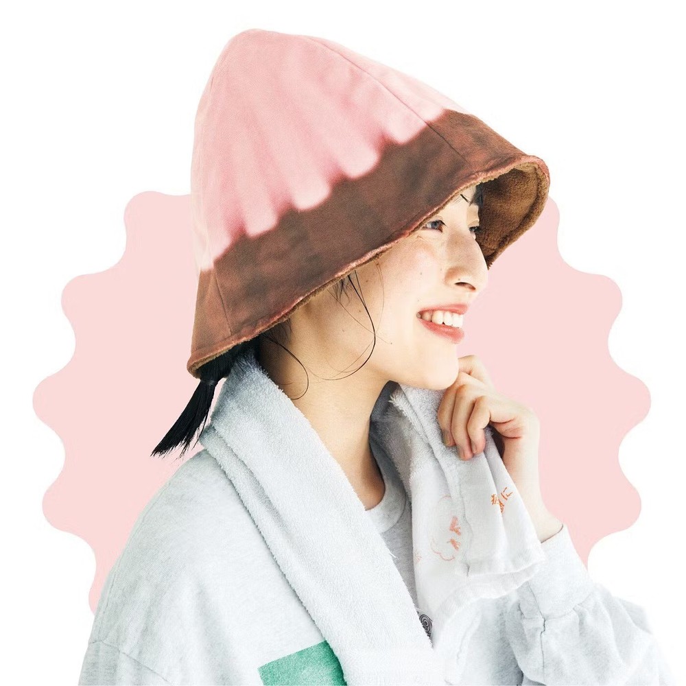 FELISSIMO YOU+MORE! Apollo Sauna Hat 100% Polyester Machine Washable JAPAN NEW