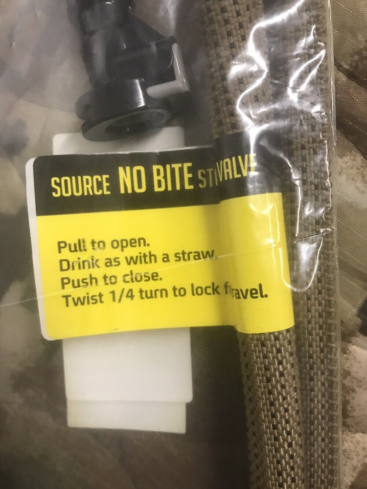 NEW SOURCE USMC HYDRATION SYSTEM REPLACEMENT TUBE HOSE KIT COYOTE QUICK CONNECT