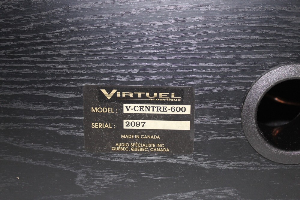 Virtuel V-Center-600 Speaker Tested Works Read Description