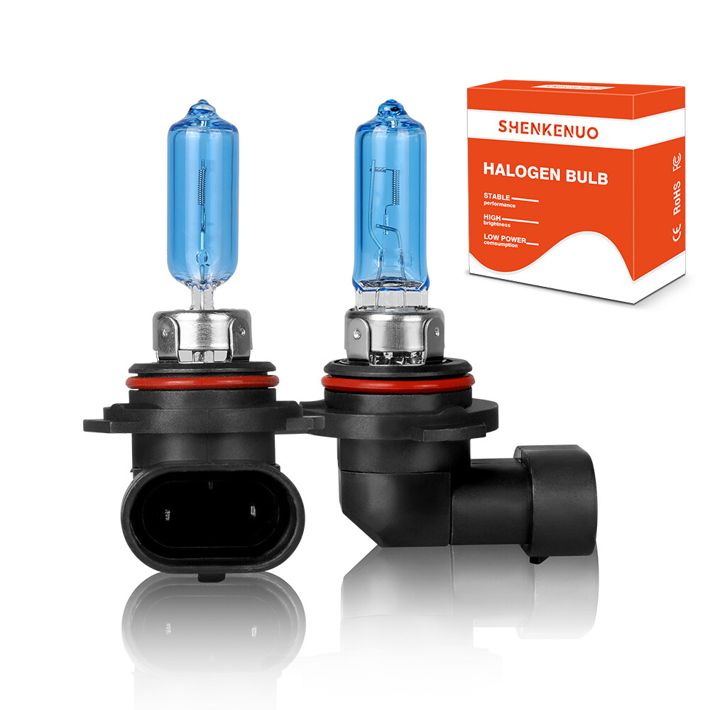 2x 9012/HIR2 Halogen 55W Low-Beam Headlight Bulbs Bright White Glass Replacement