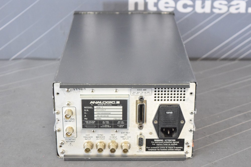 Analogic 2030A Multifunction Waveform Synthesizer 20MHz