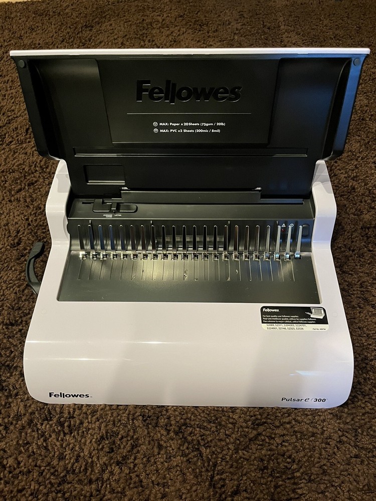 Fellowes Binding Machine Pulsar E Electric Comb Binding (5216701) - Pulsar e 300