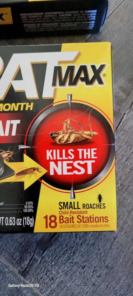 2 Pack (36 total Bait Stations) COMBAT Max 12 Month Small Roach Killing Baits