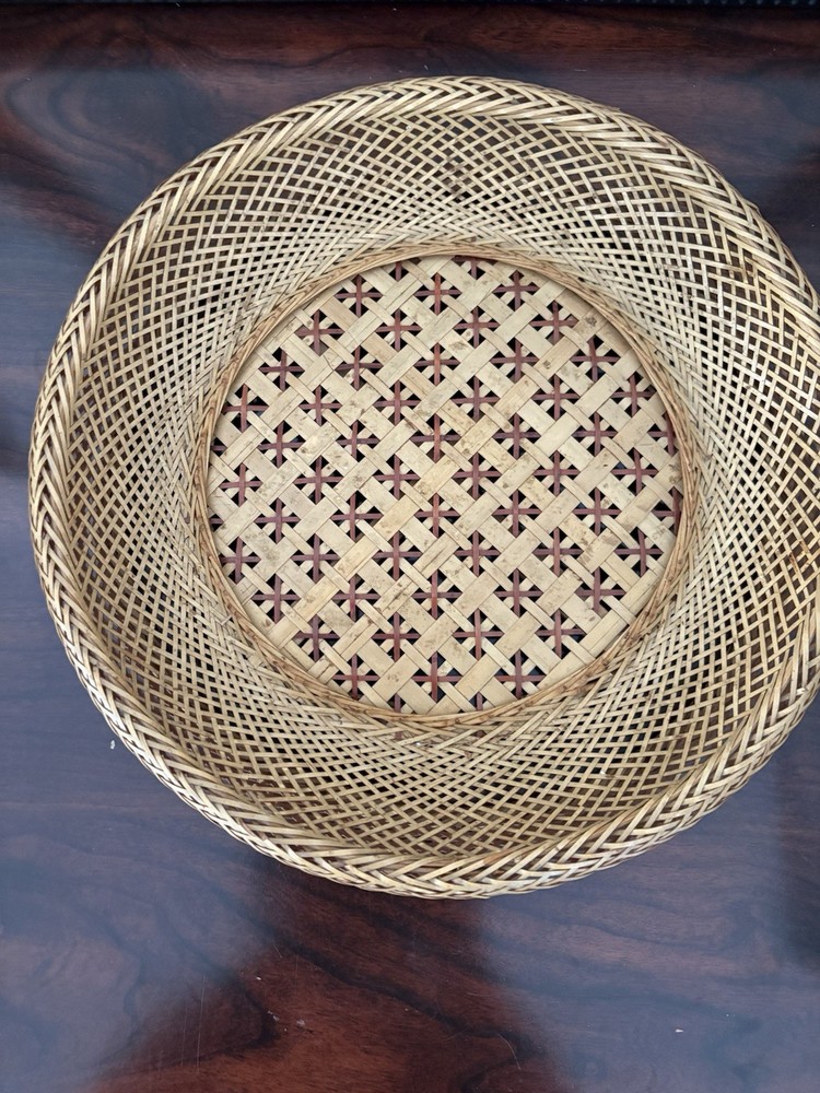 Rattan Basket 11.5”x12”