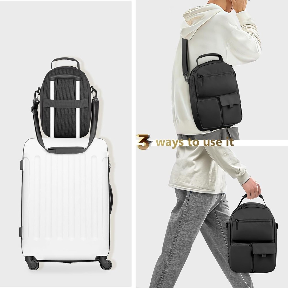 Protective Storage Case for Meta Quest 3 with Jetted Pockets & Comfortable Strap
