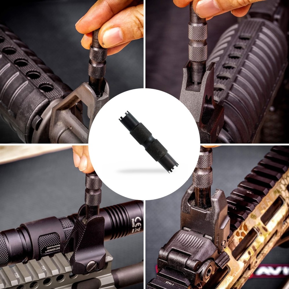 1 PCS Front Sight Tool Precise Adjustment with 4 & 5 Black