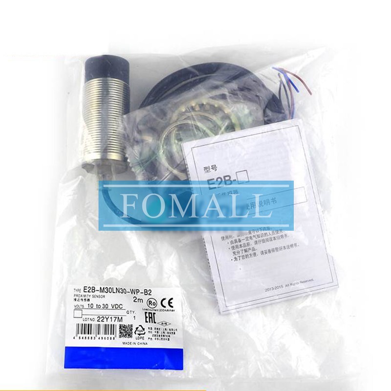 1Pcs New For OMRON Proximity switch sensor E2B-M30LN30-WP-B2 2M