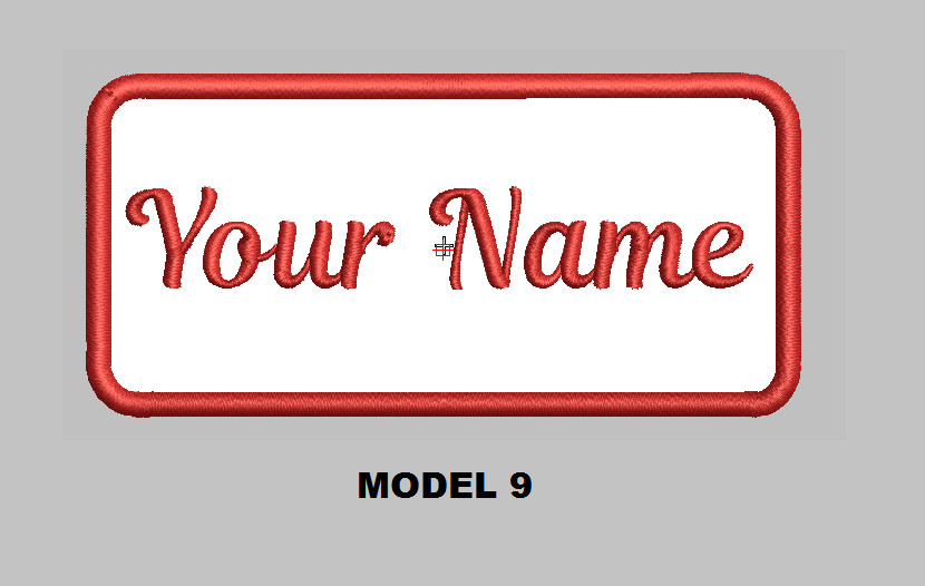 Custom Embroidered 4"x 1.5" Name Patch Motorcycle Biker