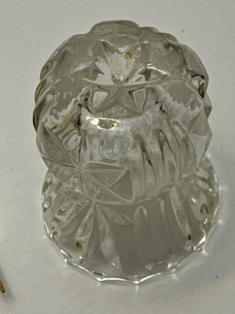 Cut Glass Toothpick Star Design