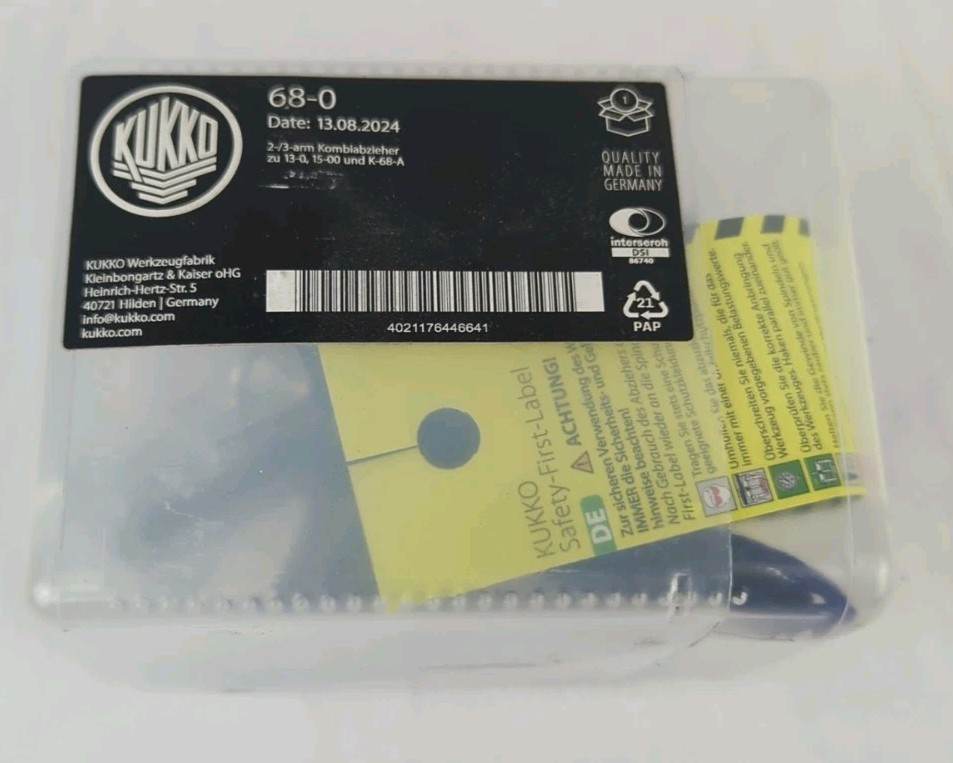 Kukko 68-0 Puller up to spread 75 mm reach depth (mounting thread M6)