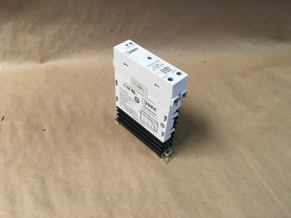 Idec RSCDN-20A Solid State Relay, 4-32VDC Coil - 20A - 48-600 VAC (KB)