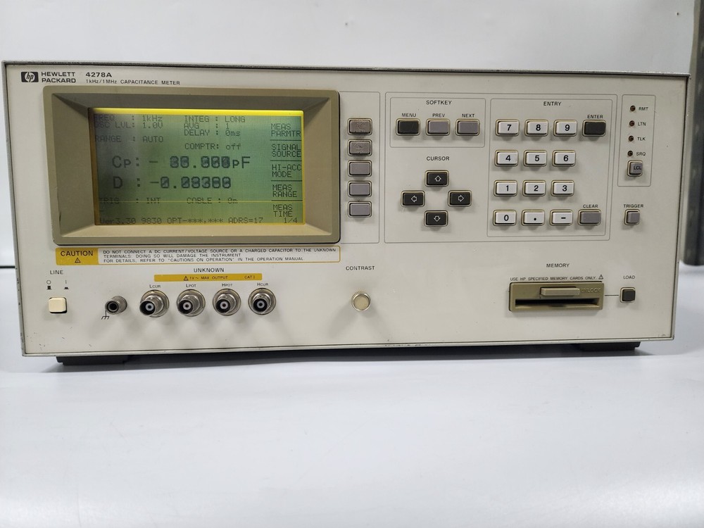 HP 4278A 1 kHz/1 MHz Capacitance Meter
