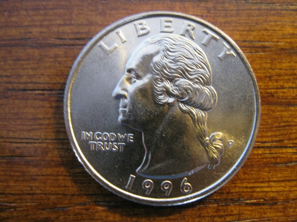 1996 P Washington Quarter Dollar Gem BU!