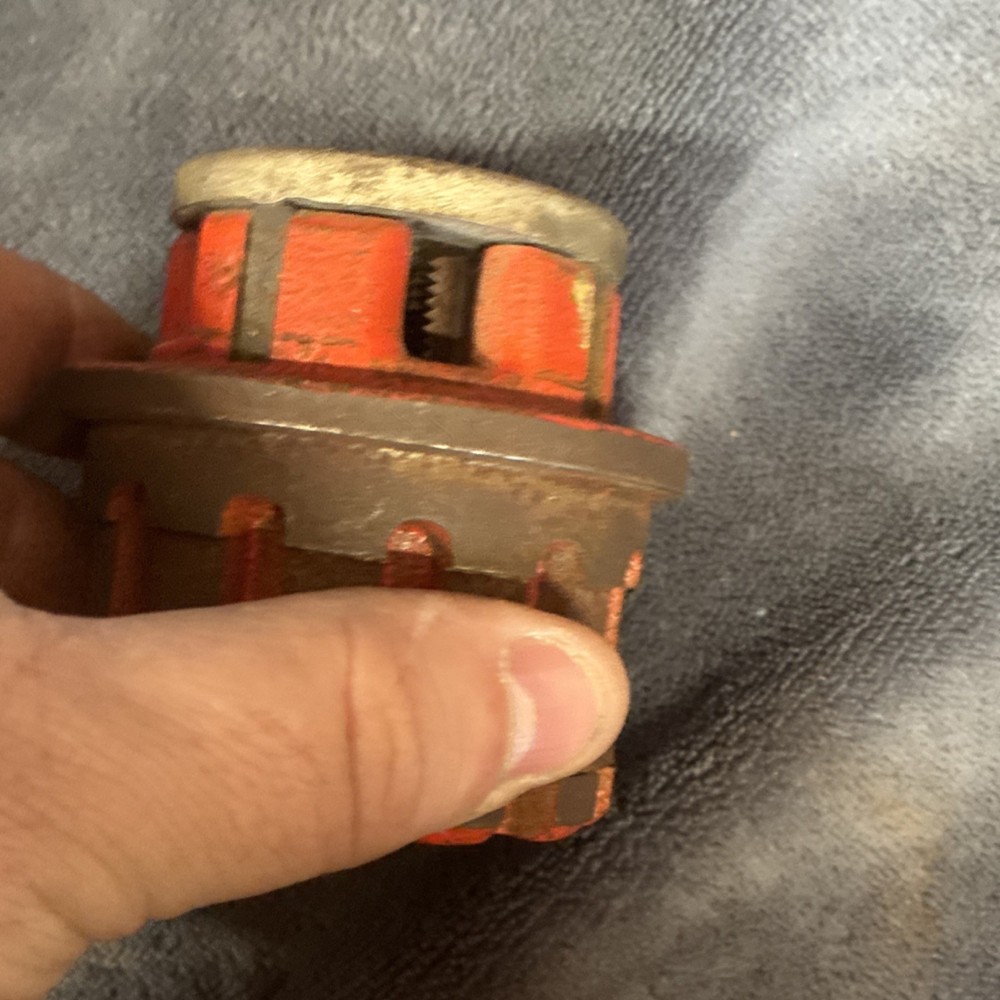 RIDGID Pipe Threading Die Head 12R 1/4” NPT Right Hand Tool Type Die Head