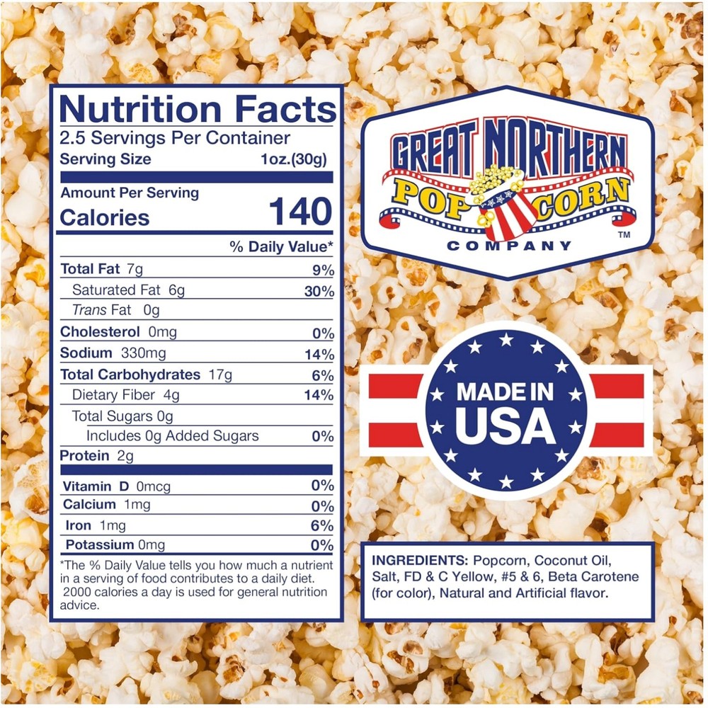 Convenient Popcorn Machine Supplies - 40 Pack