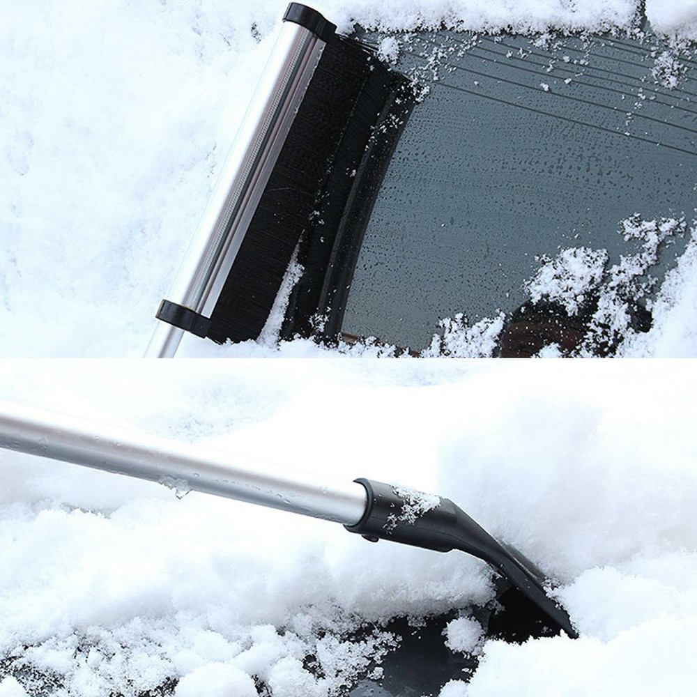 2x Snow Brush/Ice Scraper for Car Windshield, Extendable 16' to 24'