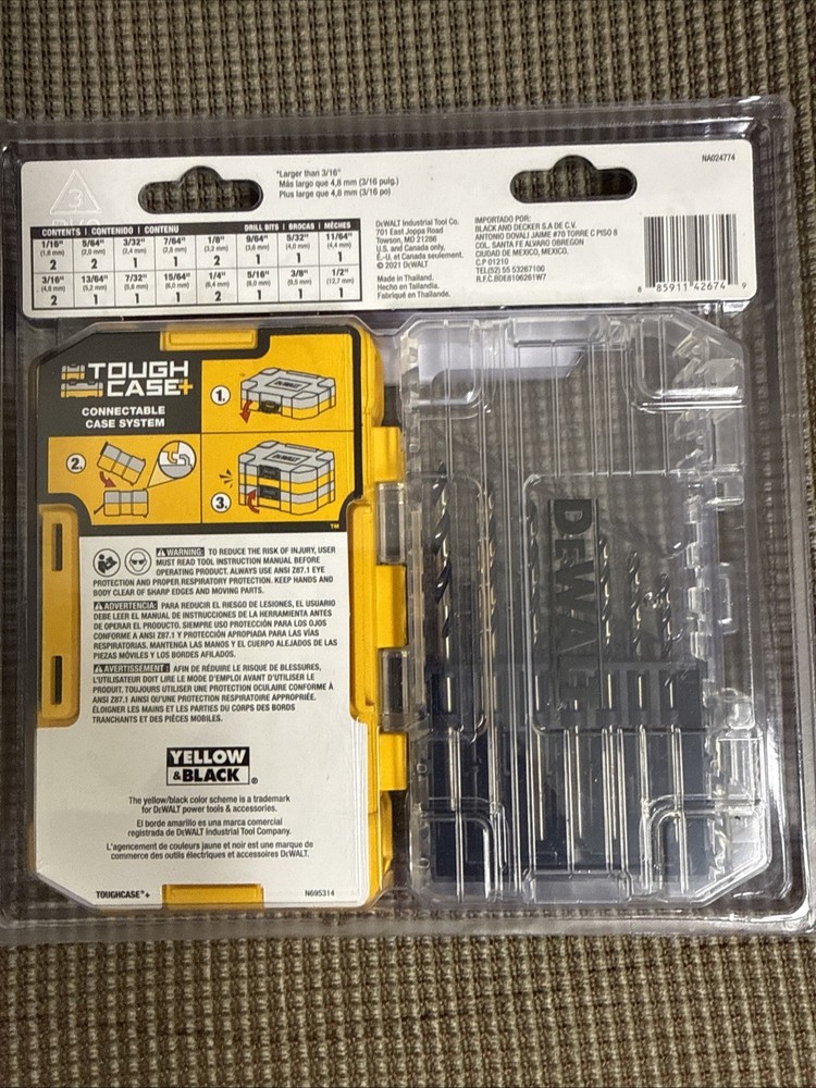 DeWalt 21 Piece Drill Bit Set , New