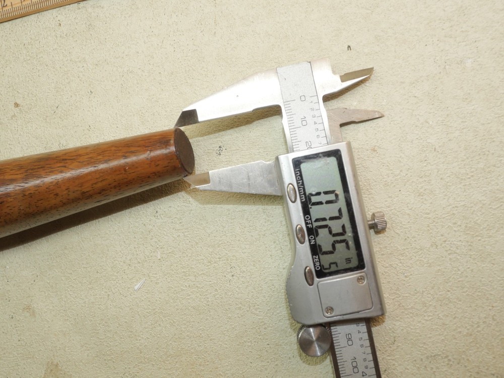 LARGE ROSEWOOD SLICK CHISEL HANDLE OLD TOOLS FOR TIMBER FRAMING CHISEL
