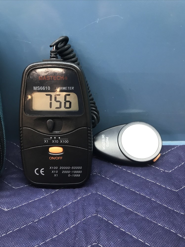 MASTECH MS6610 Lux Light Meter Digital Luxmeter