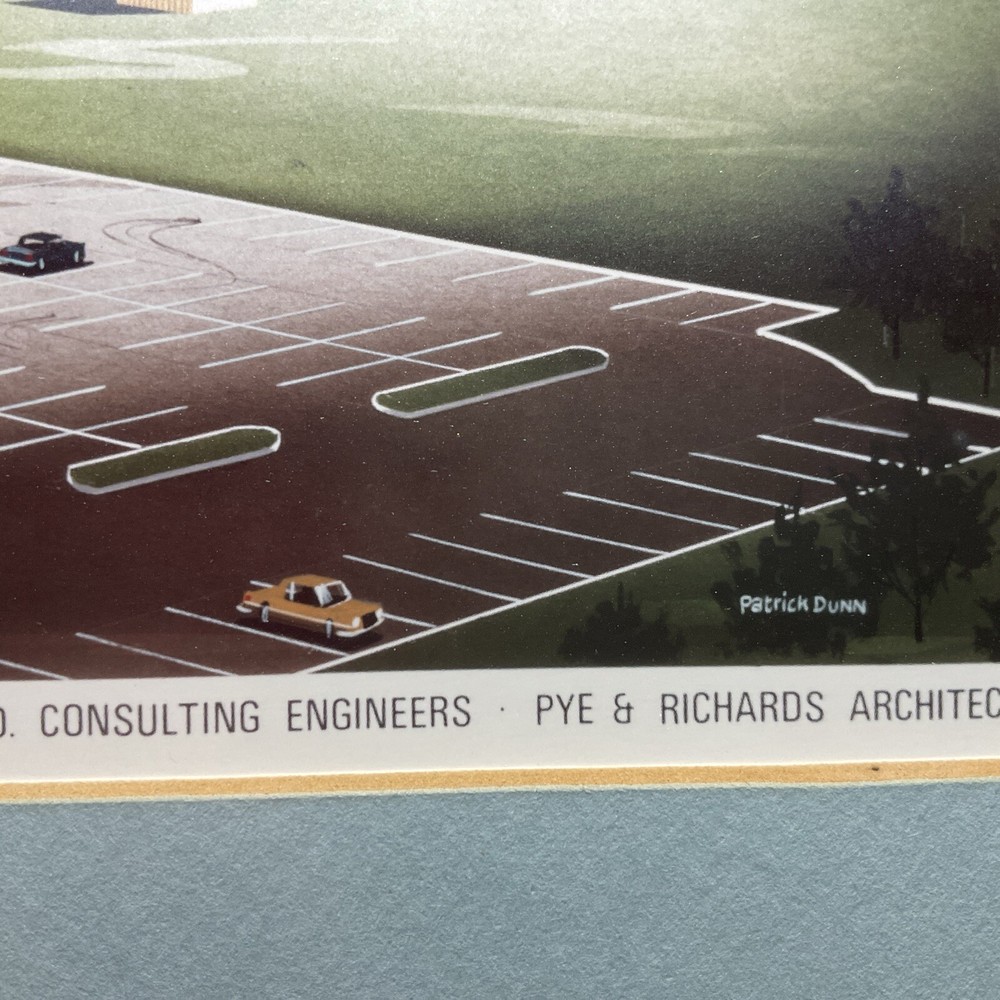 SITE DEVELOPMENT BOEING OF CANADA - ARNPRIOR DIVISION - FRAMED ENGINEERING PRINT