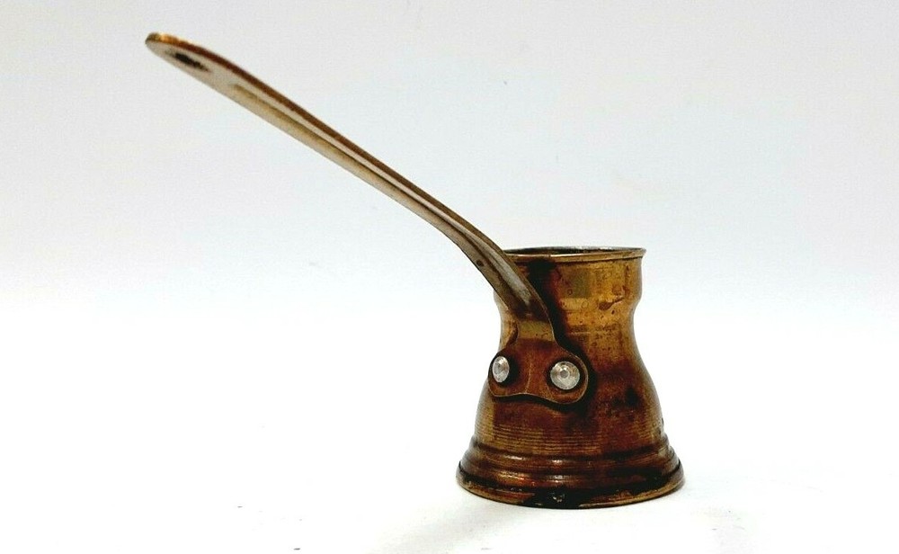 Rustic Cezve Small Long-Handled Turkish Coffee Pot