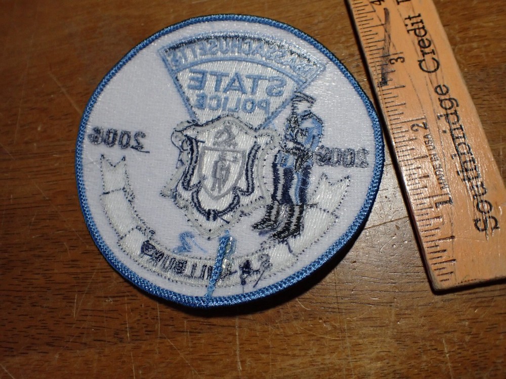 MASSACHUSETTS STATE POLICE SP SPRINGFIELD TROOP B B-3 BARRACKS PATCH