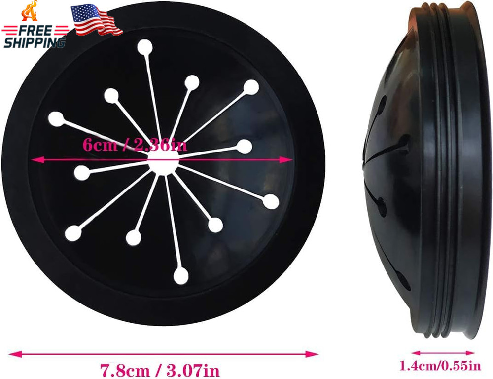 3 Pcs Garbage Disposal Splash Guards Sink Baffle Disposal Replacement Multi-Func