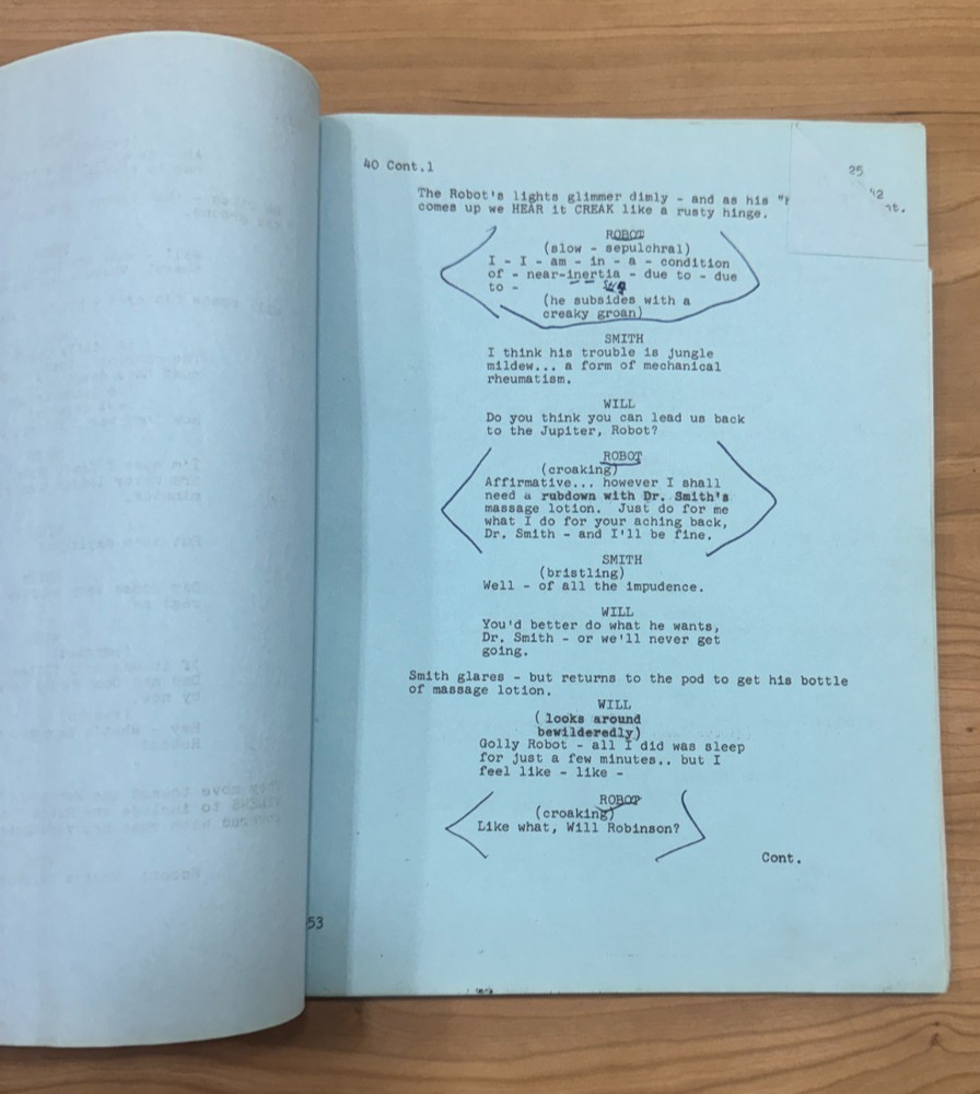 Lost in Space "Flight into the Future" Bob May's Script - Irwin Allen Sci Fi TV