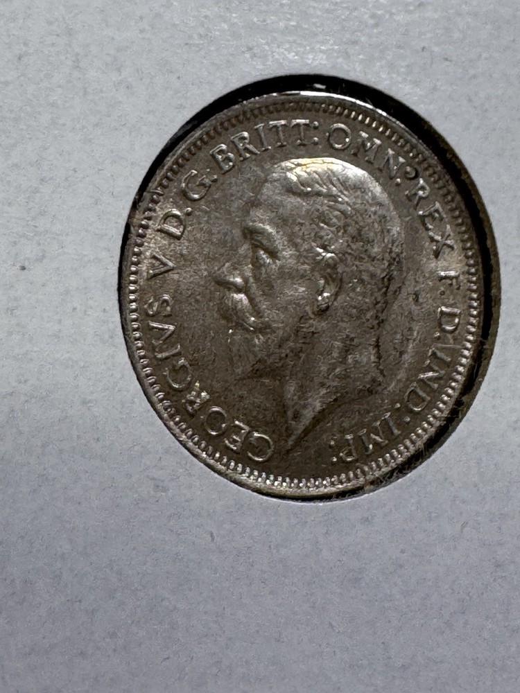 1936 Great Britain Silver 6 Pence