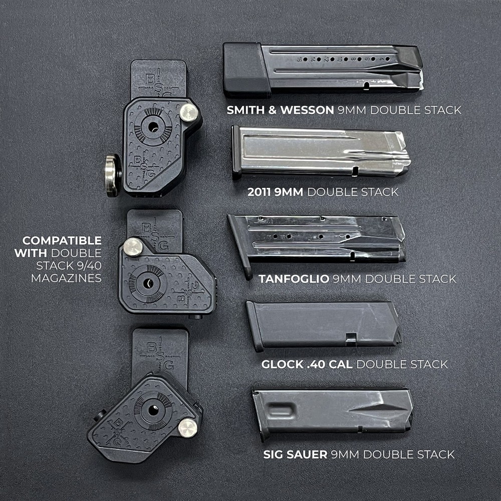 Ambi Magnetic Double Stack Magazine Pouch