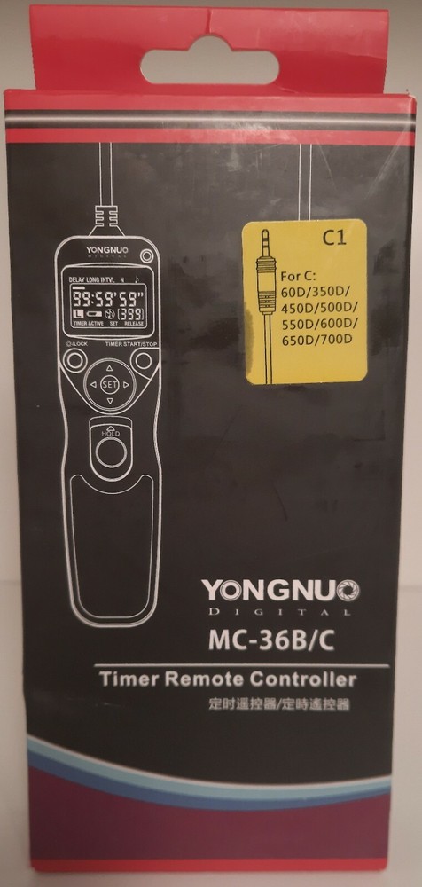 Yongnuo MC-36B/C Timer Remote For Canon Open Box