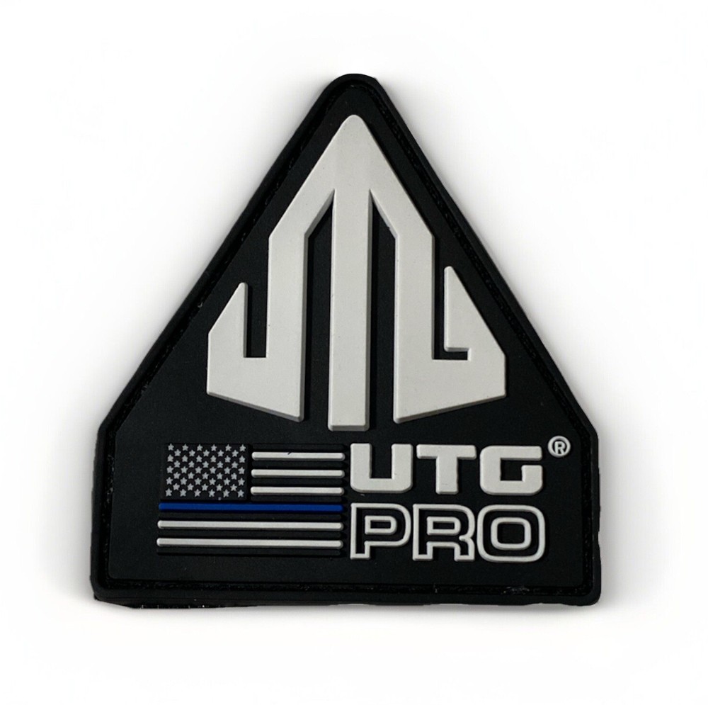 Leapers UTG Pro Thin Blue Line Flag Badge Patch Hook & Loop Morale Patch