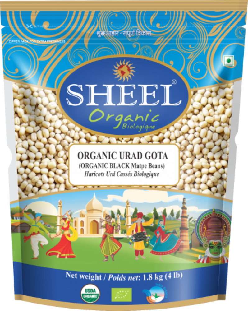 Sheel Organic Urad Gota - 4 lbs