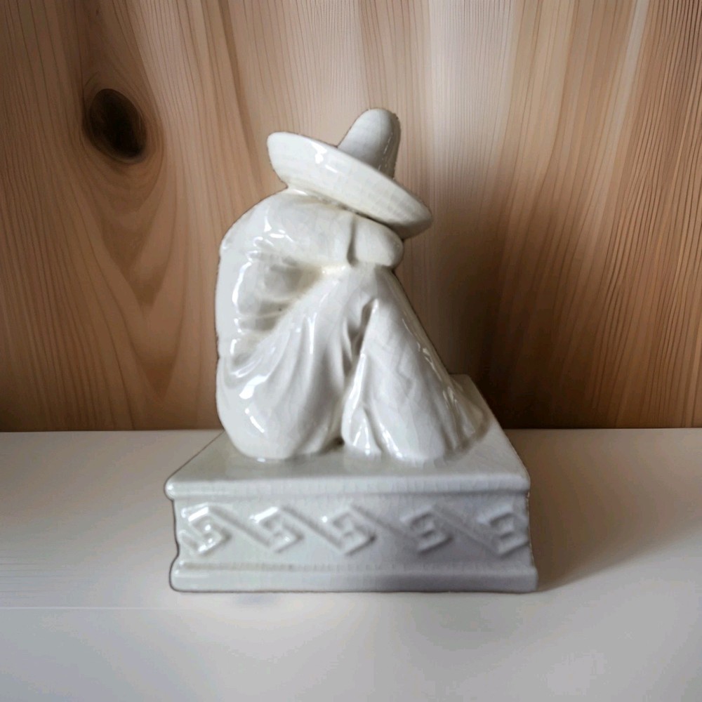 Rare Mexican Siesta Ceramic Bookends