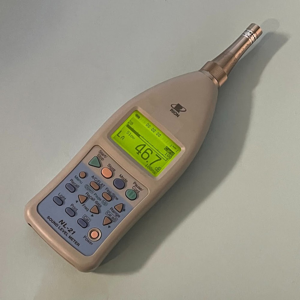 Rion NL-21 Sound Level Meter / Sound Analyzer