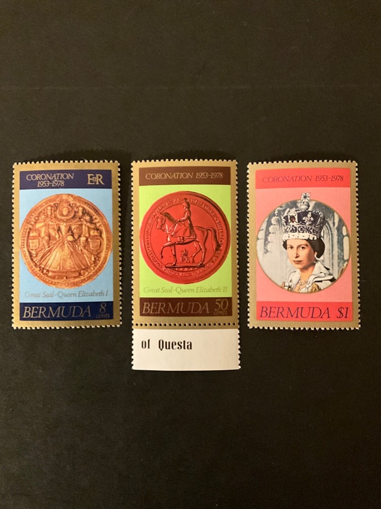 Stamps Bermuda #360-2 never hinged