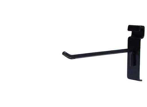 6" Wire Grid Hooks Hook Peg Gridwall 25 Black 6mm Tubing Display Wiregrid