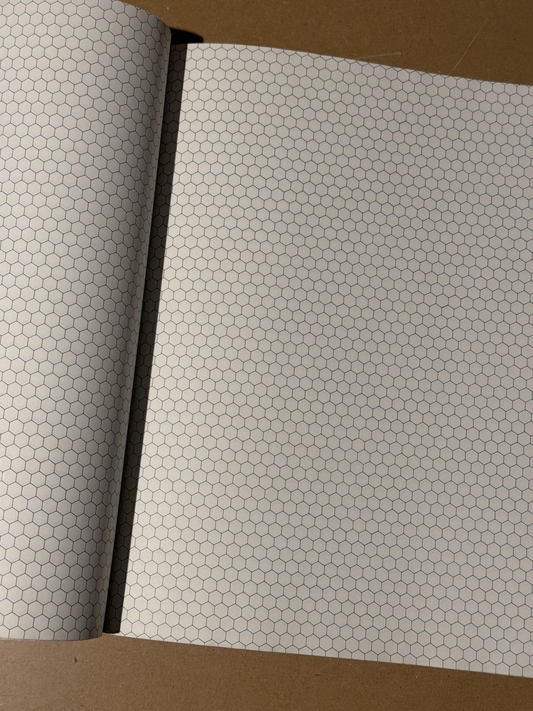 Dungeons & Dragons Hexagonal Mapping Book Booklet - 1981 - TSR 8007