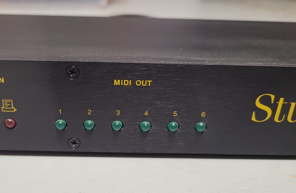 Opcode Studio 3 Rack Mount Interface & Synchronizer Powers On For Parts/Untested